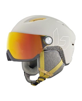 Casco Nieve con pantalla fotocromática Bollé ECO V-ATMOS Oatmeal Matte