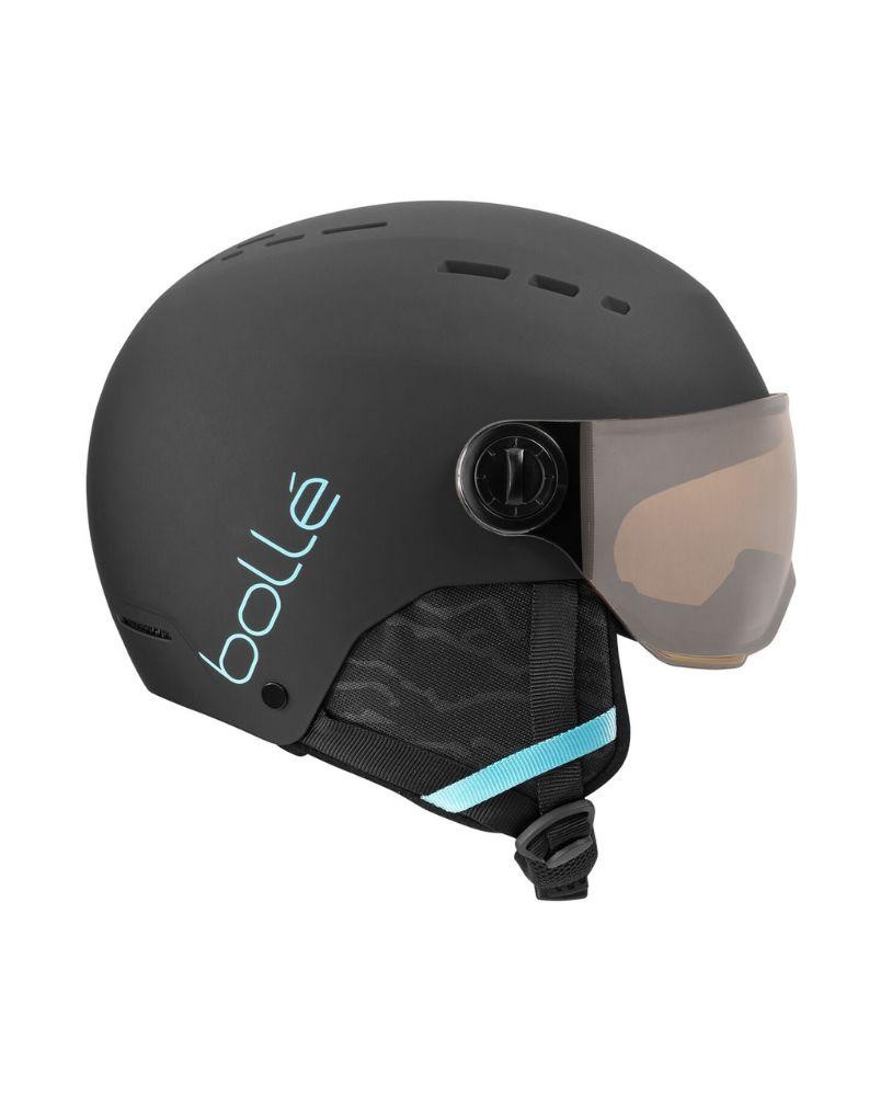 Bollé QUIZ VISOR Black Blue Matte | Casco de nieve | Tu Vision